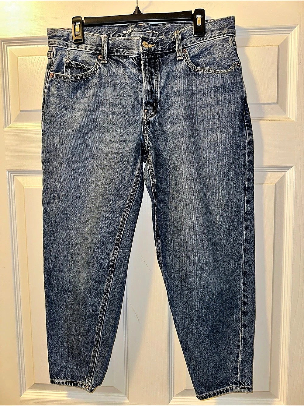 Women’s Old Navy Mid-Rise Slouchy Taper Denim Jeans - Size 8